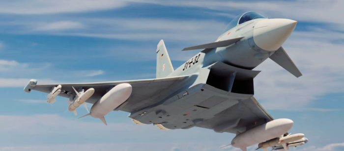 Der Eurofighter soll mit Objekterkennung f&uuml;r gegnerische Flugabwehrsysteme ausgestattet werden. (Bild: Helsing)